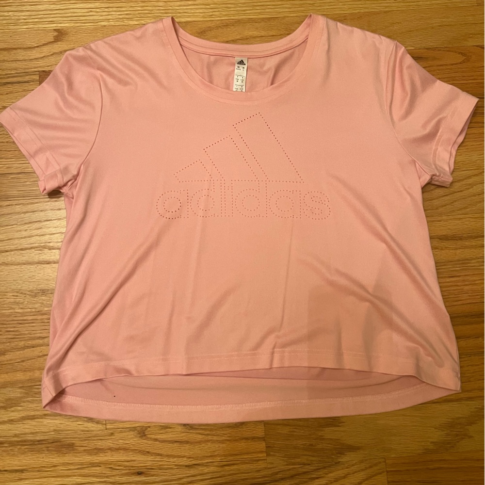 Adidas pink top